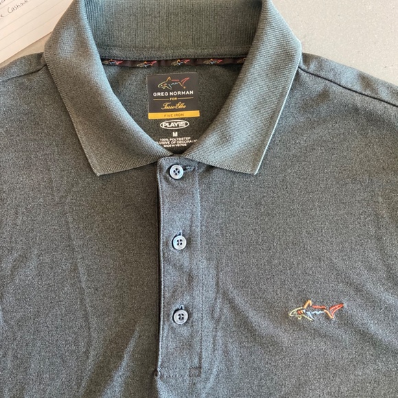 Green Greg Norman Golf Shirt - Picture 3 of 4